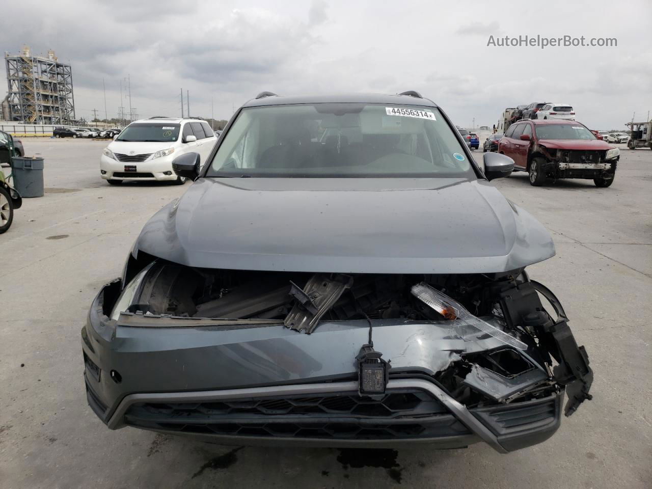 2019 Volkswagen Tiguan Se Gray vin: 3VV3B7AX0KM078145