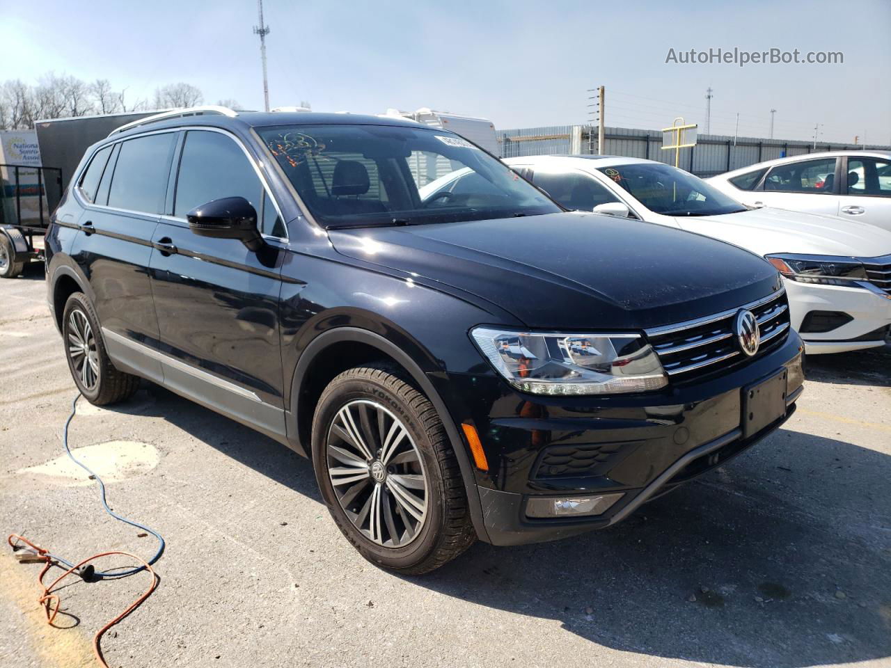 2019 Volkswagen Tiguan Se Black vin: 3VV3B7AX0KM164488