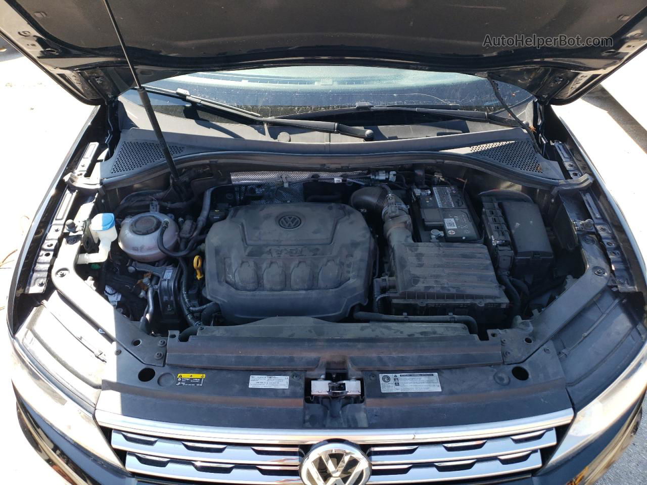 2019 Volkswagen Tiguan Se Black vin: 3VV3B7AX0KM164488