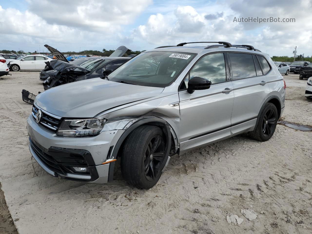 2019 Volkswagen Tiguan Se Silver vin: 3VV3B7AX0KM169089