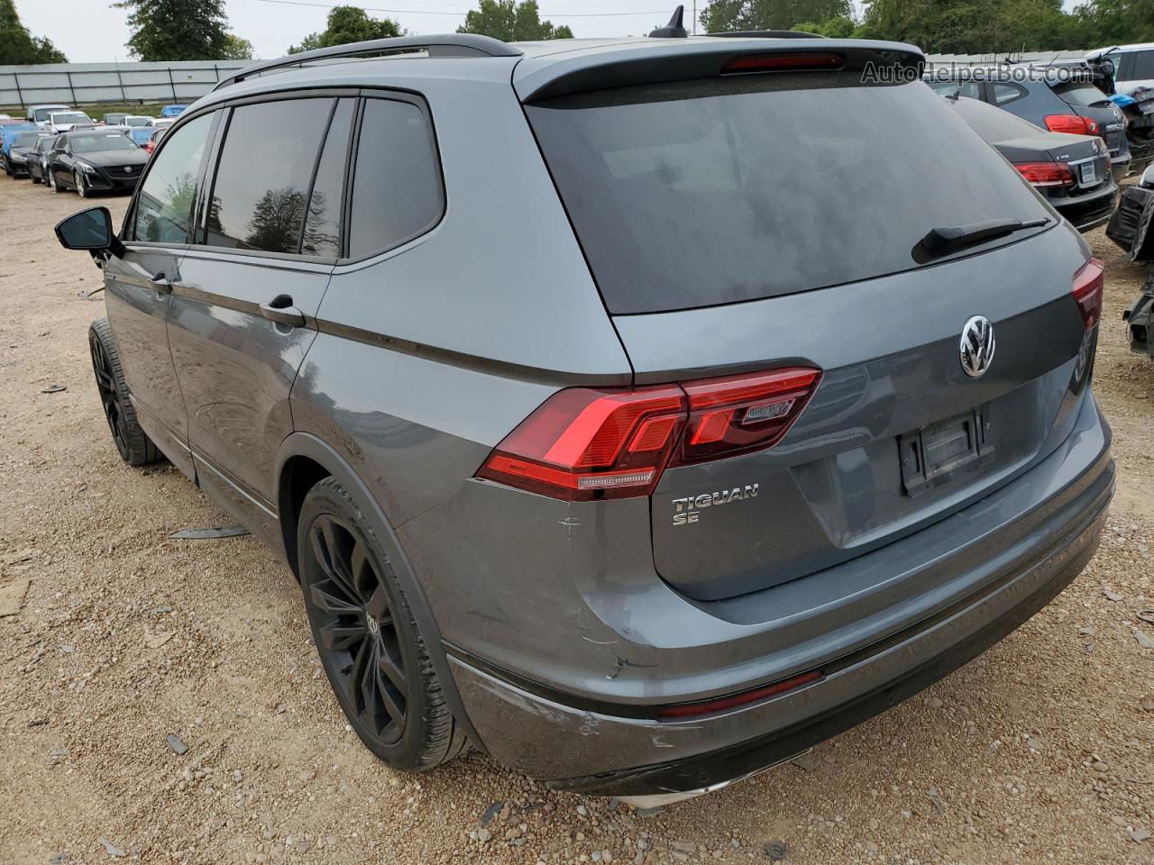 2021 Volkswagen Tiguan Se Серый vin: 3VV3B7AX0MM007918