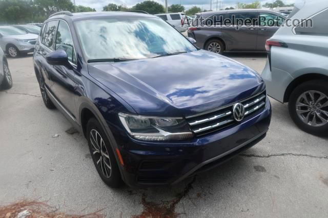 2021 Volkswagen Tiguan Se/se R-line Black/sel Blue vin: 3VV3B7AX0MM076995