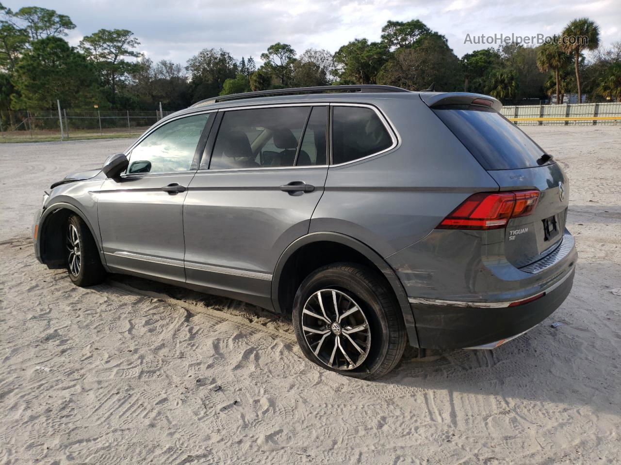 2021 Volkswagen Tiguan Se Gray vin: 3VV3B7AX0MM120400