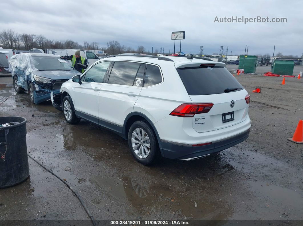 2018 Volkswagen Tiguan 2.0t Se/2.0t Sel White vin: 3VV3B7AX1JM016106