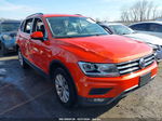 2018 Volkswagen Tiguan 2.0t Se/2.0t Sel Orange vin: 3VV3B7AX1JM021113