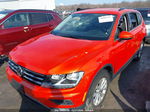 2018 Volkswagen Tiguan 2.0t Se/2.0t Sel Orange vin: 3VV3B7AX1JM021113