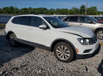 2018 Volkswagen Tiguan Se White vin: 3VV3B7AX1JM056752