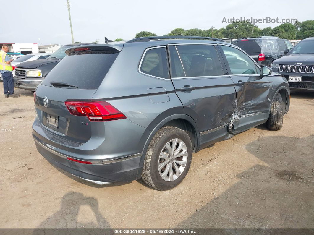 2018 Volkswagen Tiguan 2.0t Se/2.0t Sel Gray vin: 3VV3B7AX1JM136519