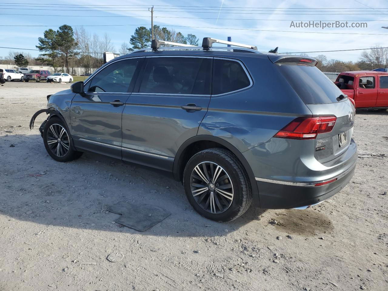 2019 Volkswagen Tiguan Se Gray vin: 3VV3B7AX1KM046627