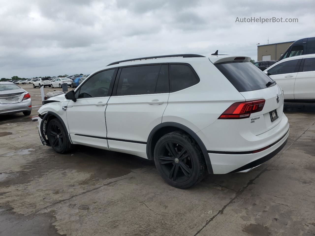 2019 Volkswagen Tiguan Se White vin: 3VV3B7AX1KM077621