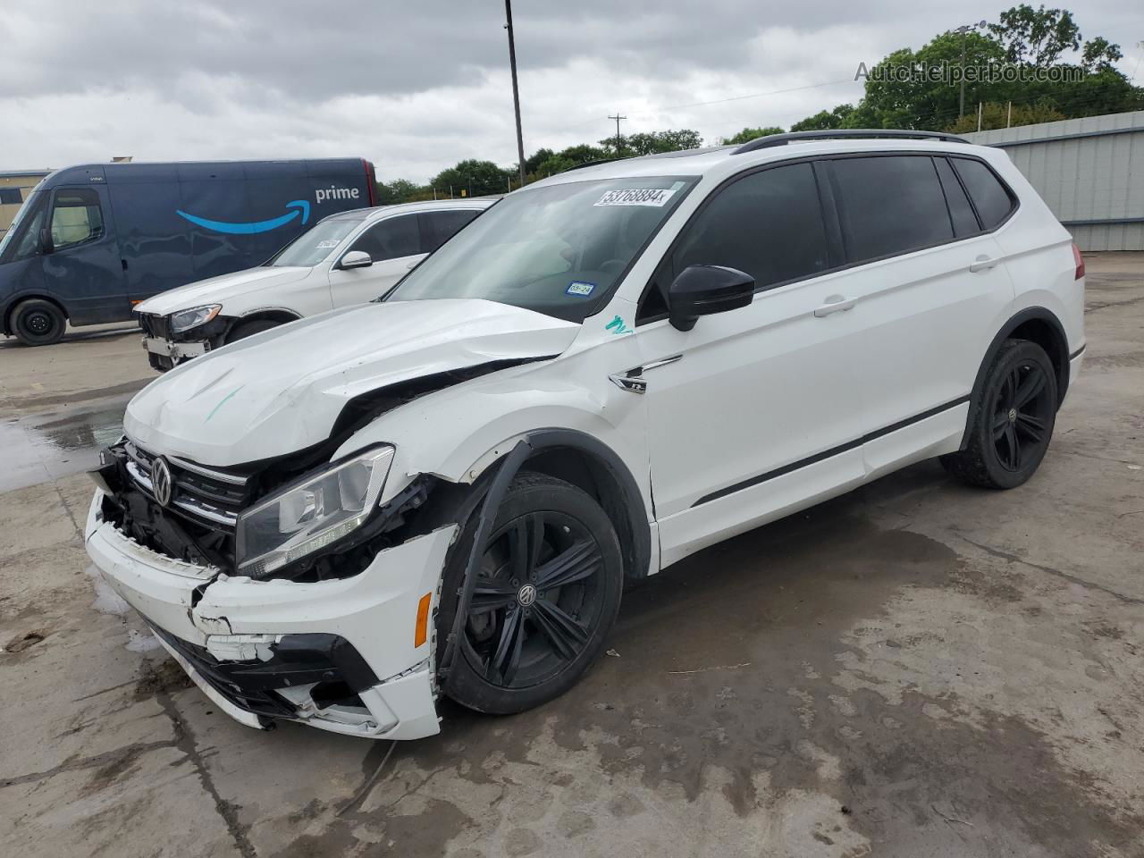 2019 Volkswagen Tiguan Se Белый vin: 3VV3B7AX1KM077621