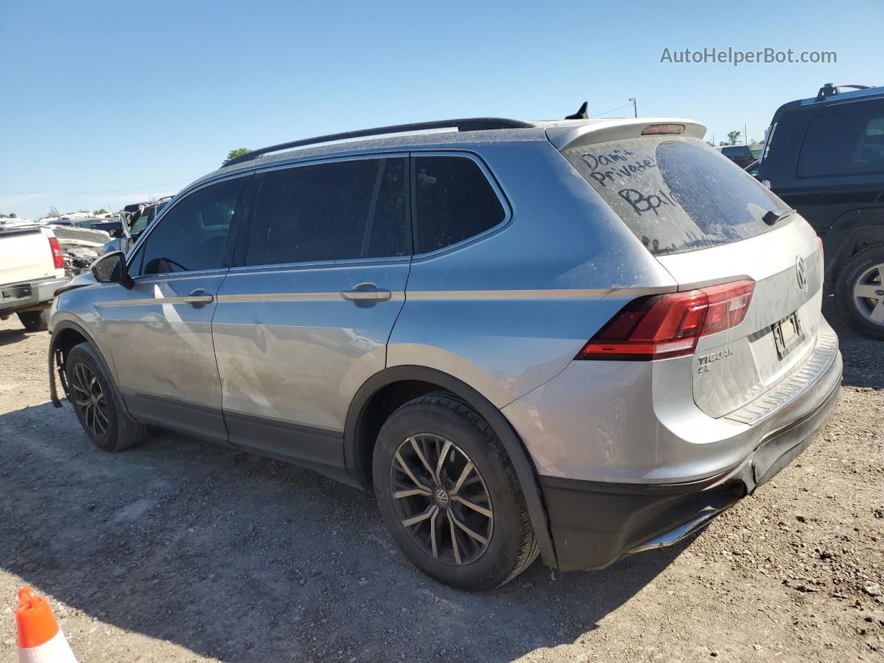 2019 Volkswagen Tiguan Se Silver vin: 3VV3B7AX1KM090367