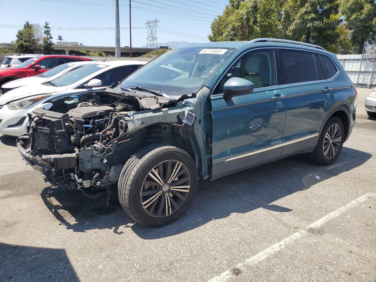 2019 Volkswagen Tiguan Se Teal vin: 3VV3B7AX1KM135789