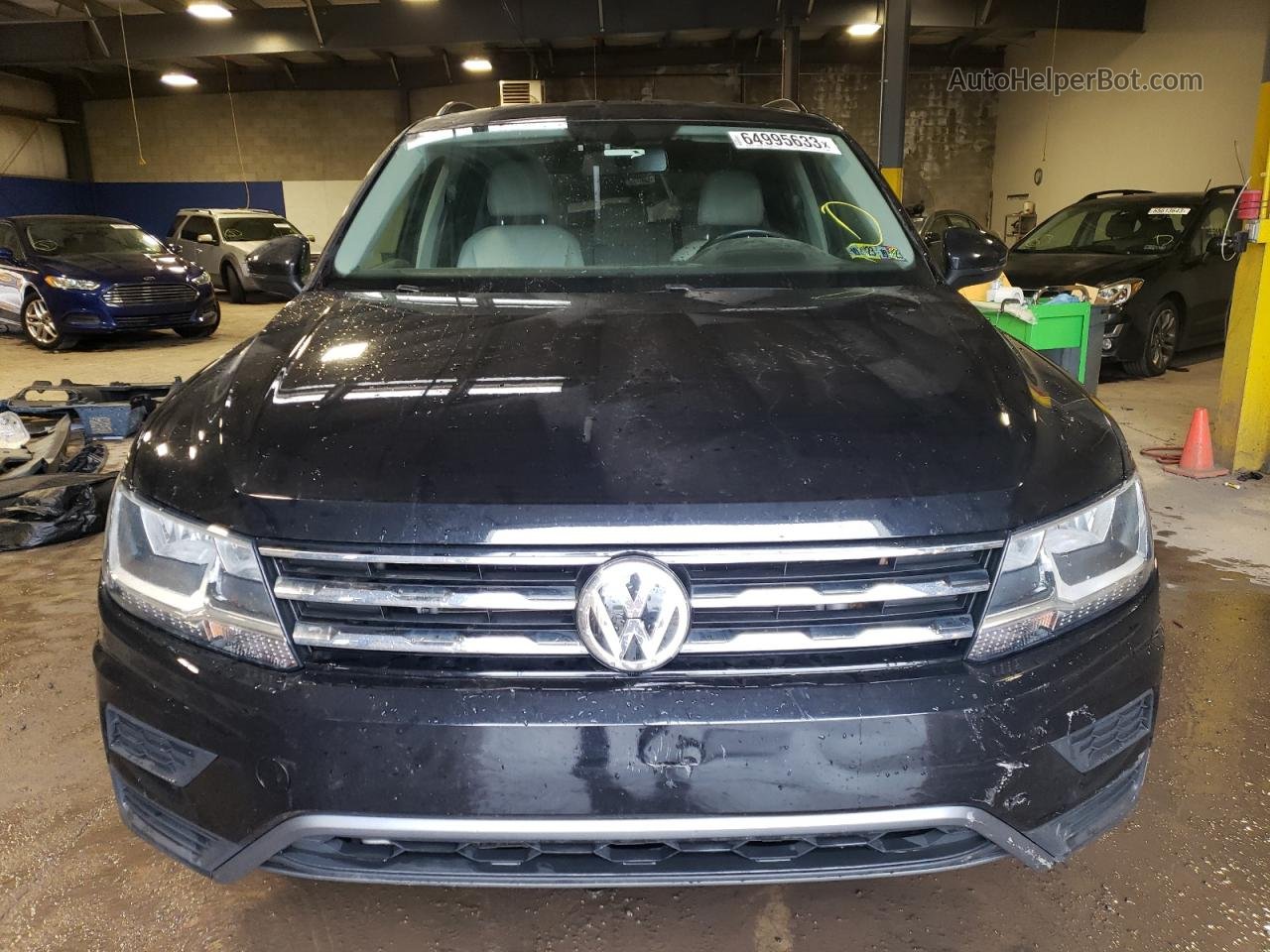 2019 Volkswagen Tiguan Se Black vin: 3VV3B7AX1KM159493