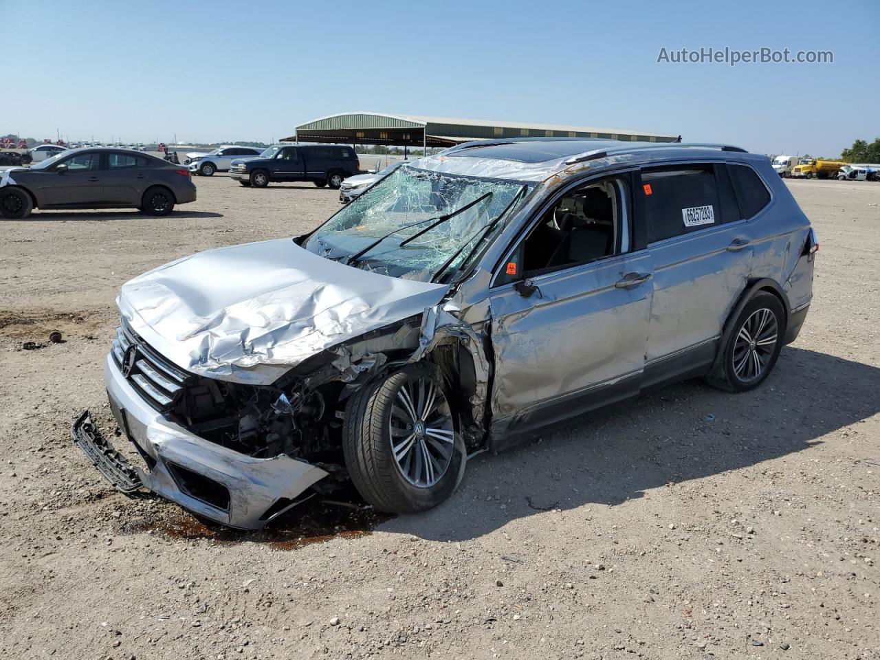 2019 Volkswagen Tiguan Se Silver vin: 3VV3B7AX1KM197709