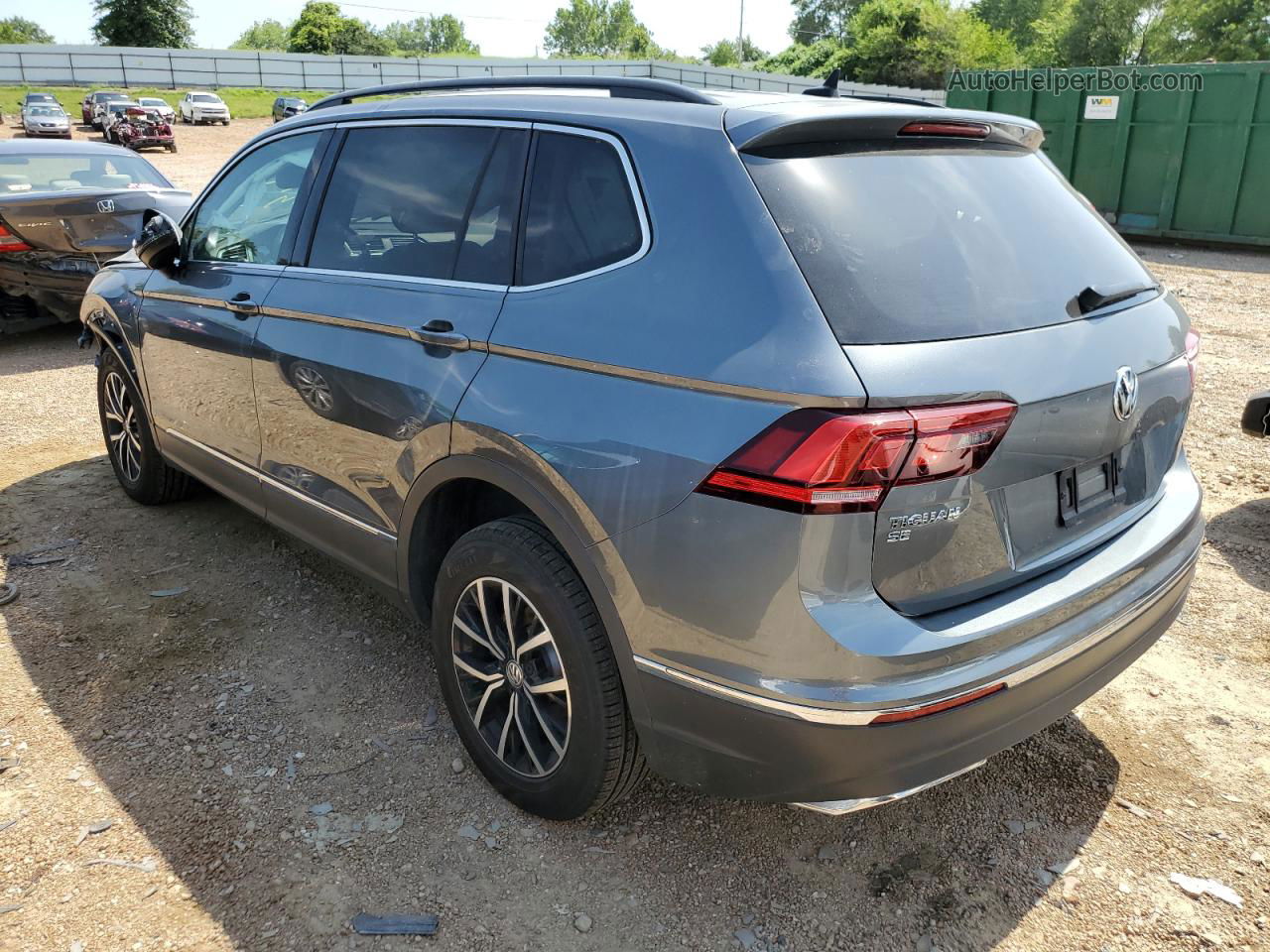 2021 Volkswagen Tiguan Se Gray vin: 3VV3B7AX1MM015316