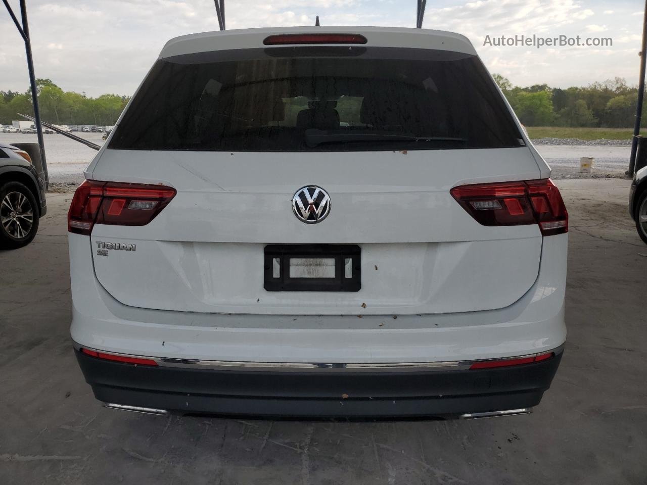 2021 Volkswagen Tiguan Se Белый vin: 3VV3B7AX1MM049000