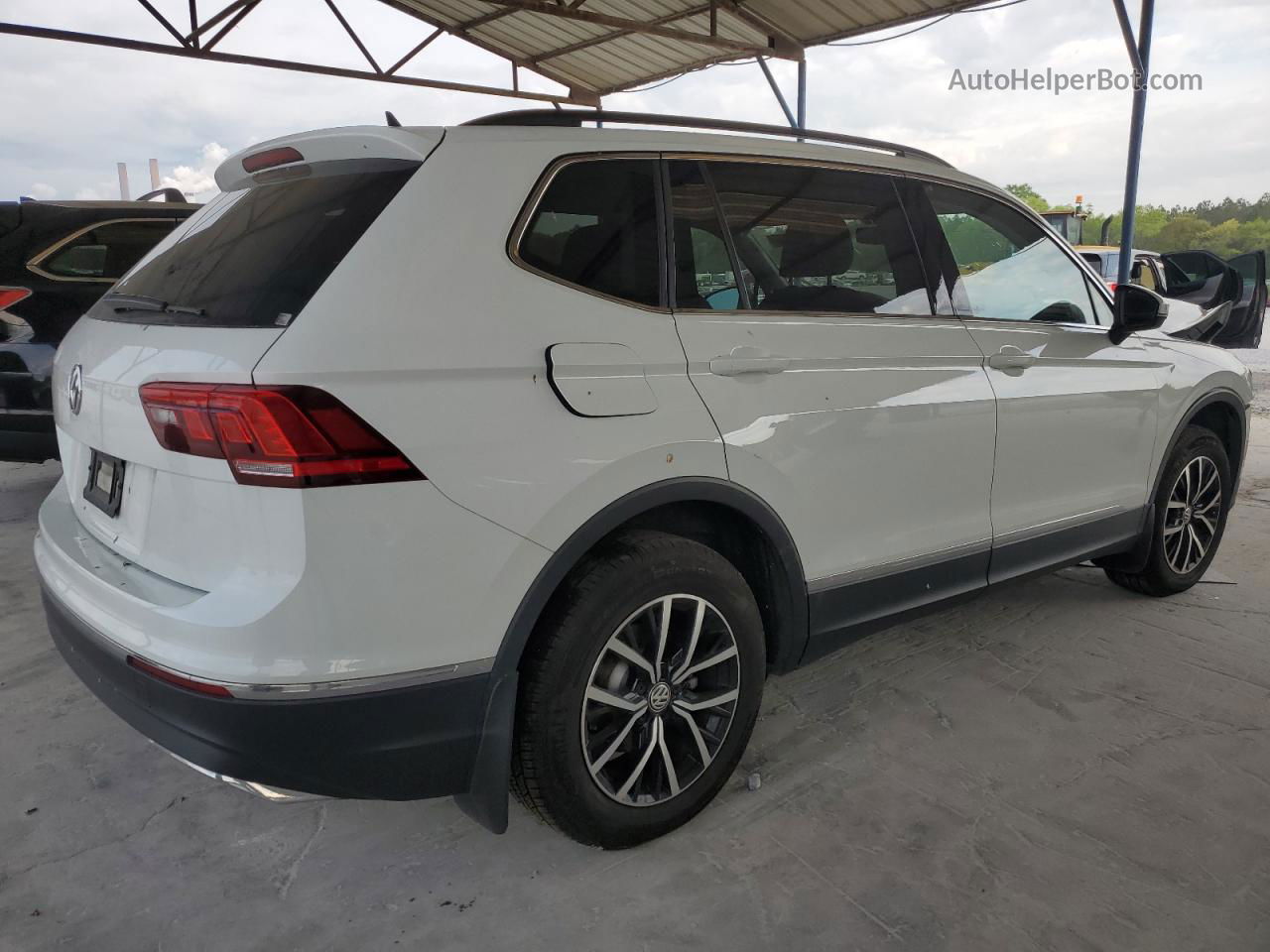 2021 Volkswagen Tiguan Se Белый vin: 3VV3B7AX1MM049000