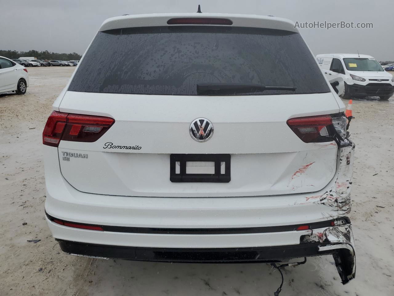 2021 Volkswagen Tiguan Se White vin: 3VV3B7AX1MM058442