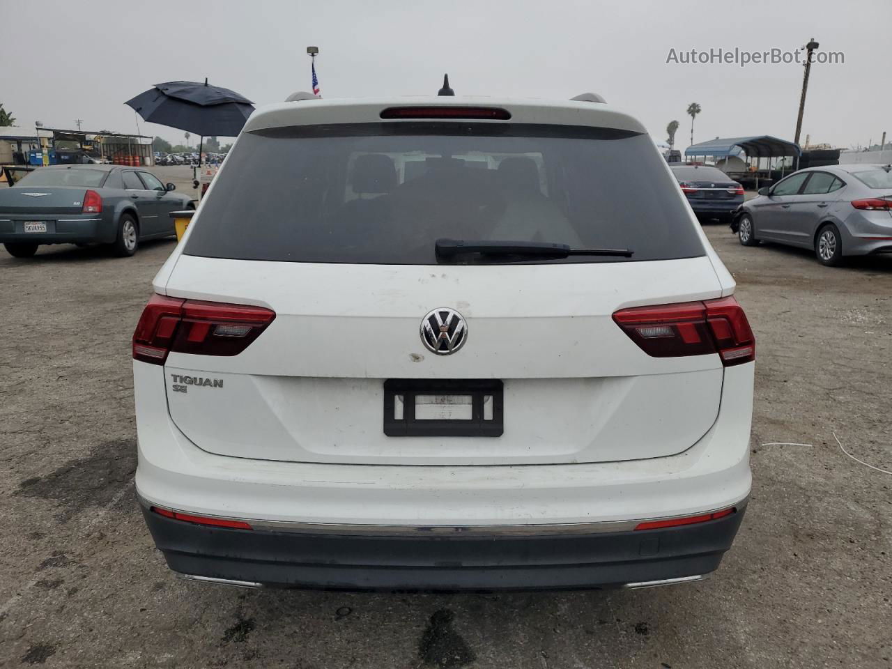 2021 Volkswagen Tiguan Se White vin: 3VV3B7AX1MM093272