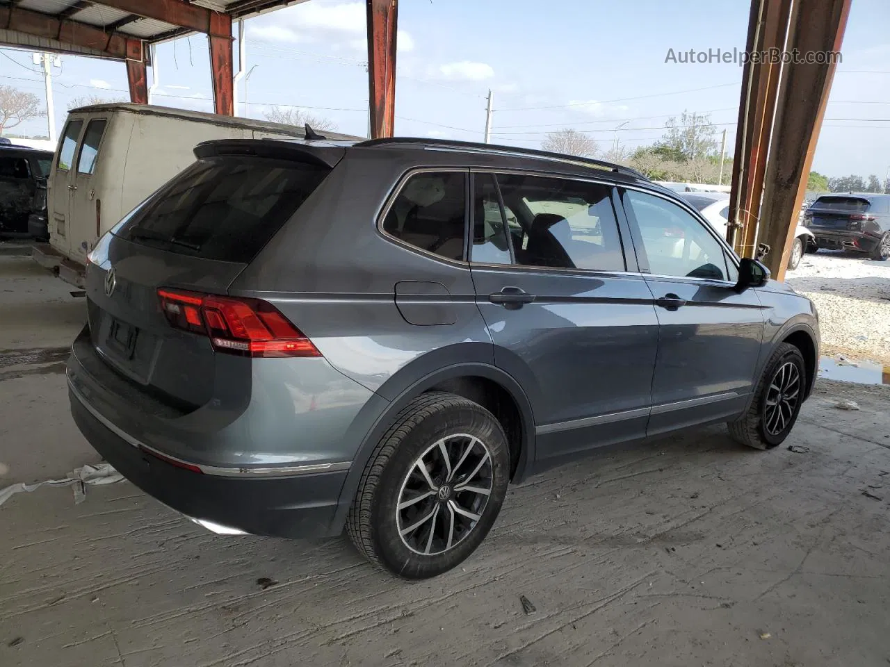 2021 Volkswagen Tiguan Se Угольный vin: 3VV3B7AX1MM113729