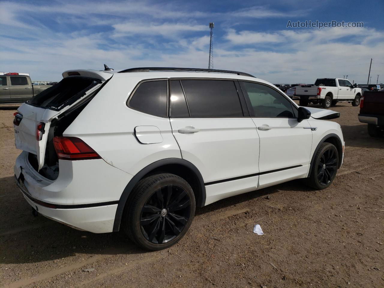 2021 Volkswagen Tiguan Se White vin: 3VV3B7AX1MM119675