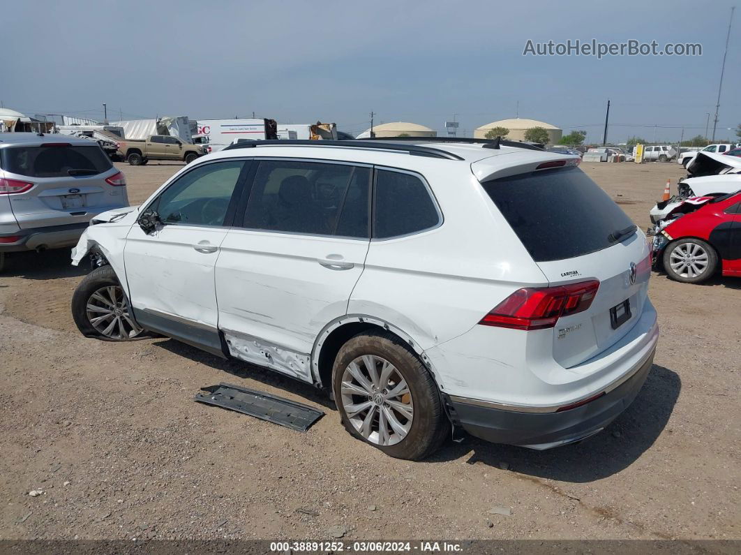 2018 Volkswagen Tiguan 2.0t Se/2.0t Sel White vin: 3VV3B7AX2JM066710