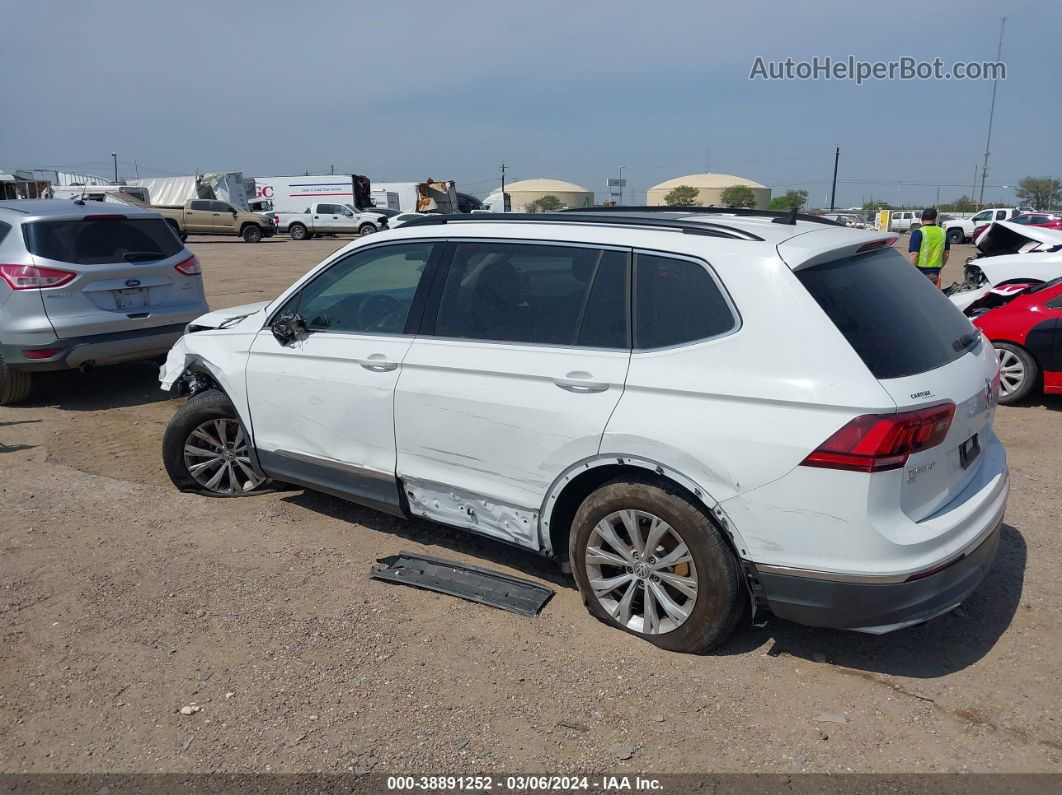 2018 Volkswagen Tiguan 2.0t Se/2.0t Sel White vin: 3VV3B7AX2JM066710