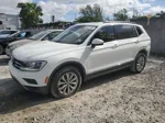 2018 Volkswagen Tiguan Se White vin: 3VV3B7AX2JM129093