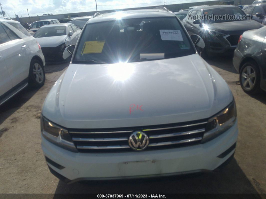 2018 Volkswagen Tiguan Sel/se White vin: 3VV3B7AX2JM160344