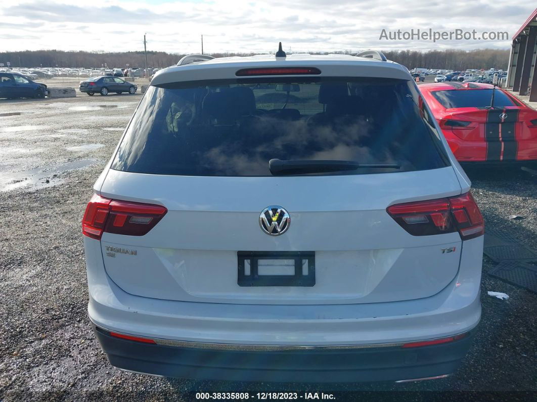 2018 Volkswagen Tiguan Se/sel White vin: 3VV3B7AX2JM191674