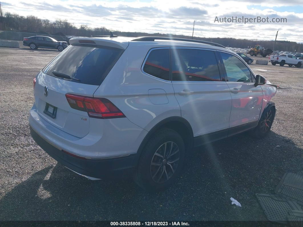 2018 Volkswagen Tiguan Se/sel Белый vin: 3VV3B7AX2JM191674