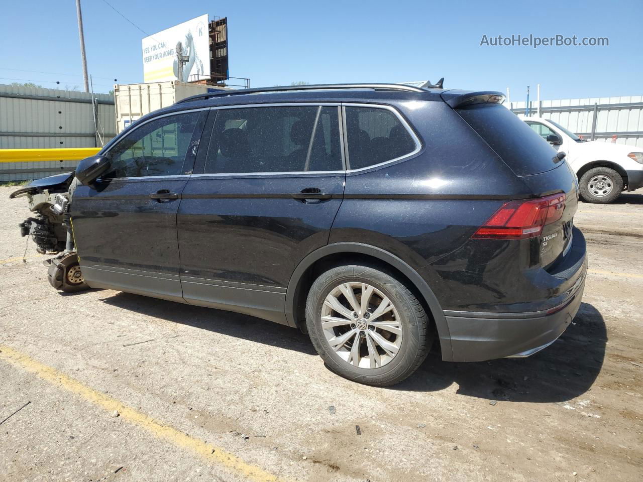 2019 Volkswagen Tiguan Se Черный vin: 3VV3B7AX2KM065798