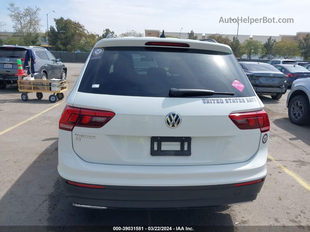 2019 Volkswagen Tiguan 2.0t Se/2.0t Sel/2.0t Sel R-line/2.0t Sel R-line Black White vin: 3VV3B7AX2KM080172