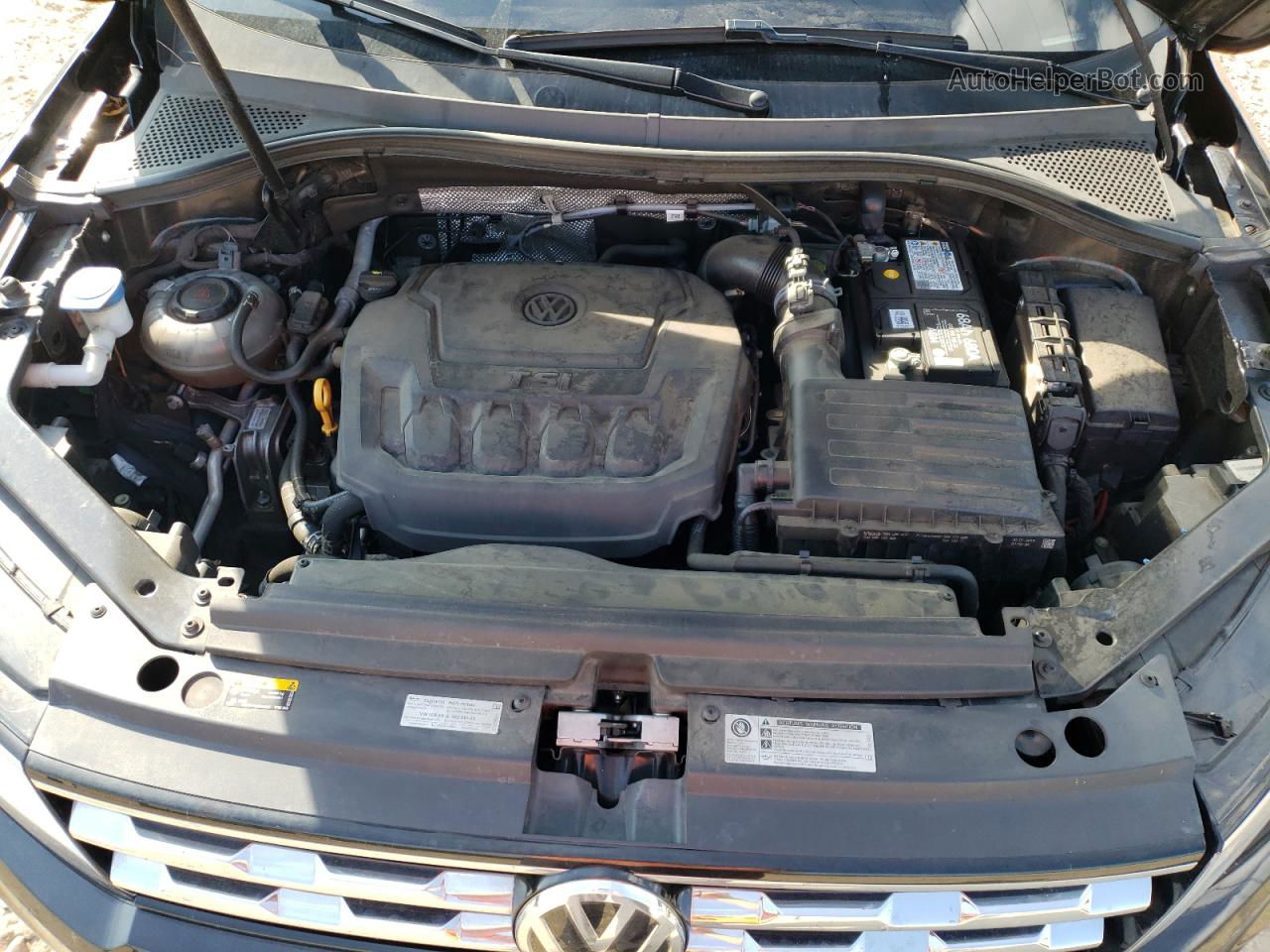 2019 Volkswagen Tiguan Se Черный vin: 3VV3B7AX2KM096226