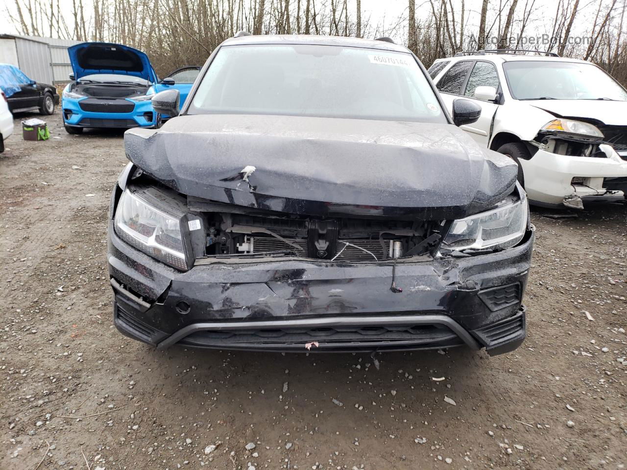 2019 Volkswagen Tiguan Se Black vin: 3VV3B7AX2KM151922