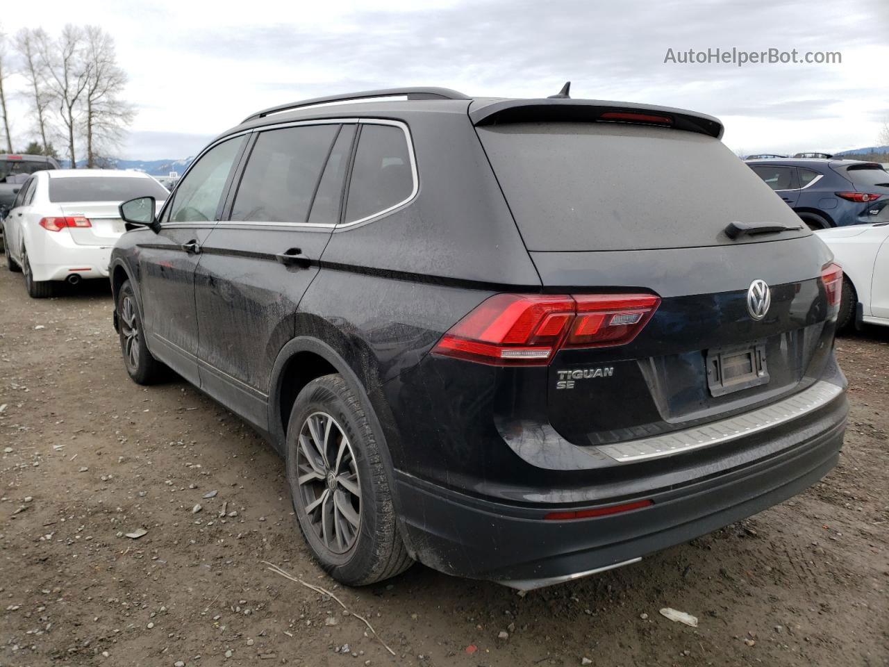 2019 Volkswagen Tiguan Se Black vin: 3VV3B7AX2KM151922