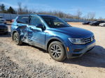 2019 Volkswagen Tiguan Se Синий vin: 3VV3B7AX2KM169496