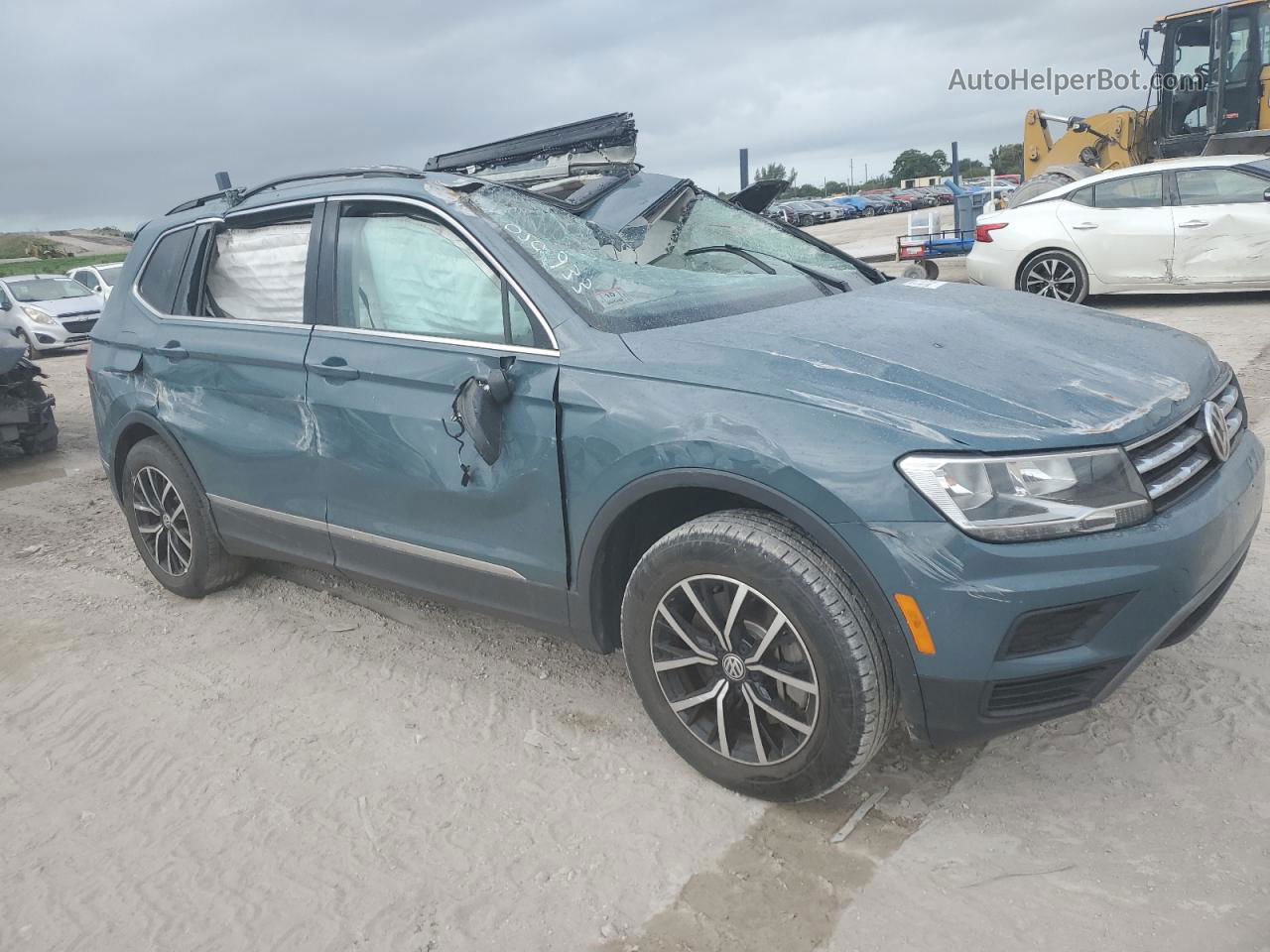 2021 Volkswagen Tiguan Se Teal vin: 3VV3B7AX2MM050933