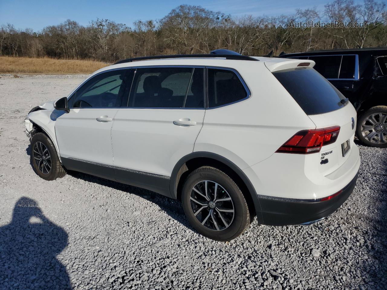 2021 Volkswagen Tiguan Se Белый vin: 3VV3B7AX2MM053069