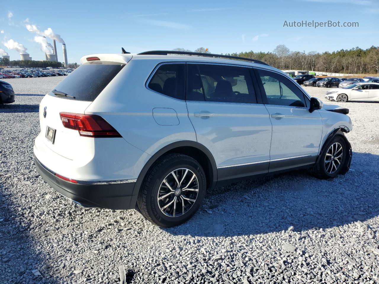 2021 Volkswagen Tiguan Se White vin: 3VV3B7AX2MM053069