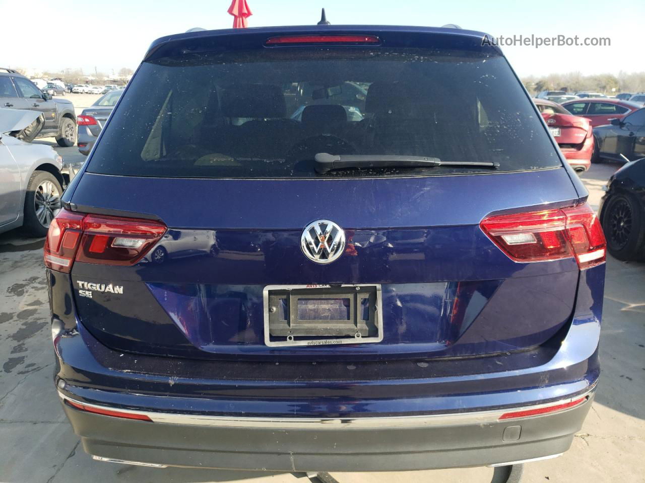 2021 Volkswagen Tiguan Se Blue vin: 3VV3B7AX2MM078280