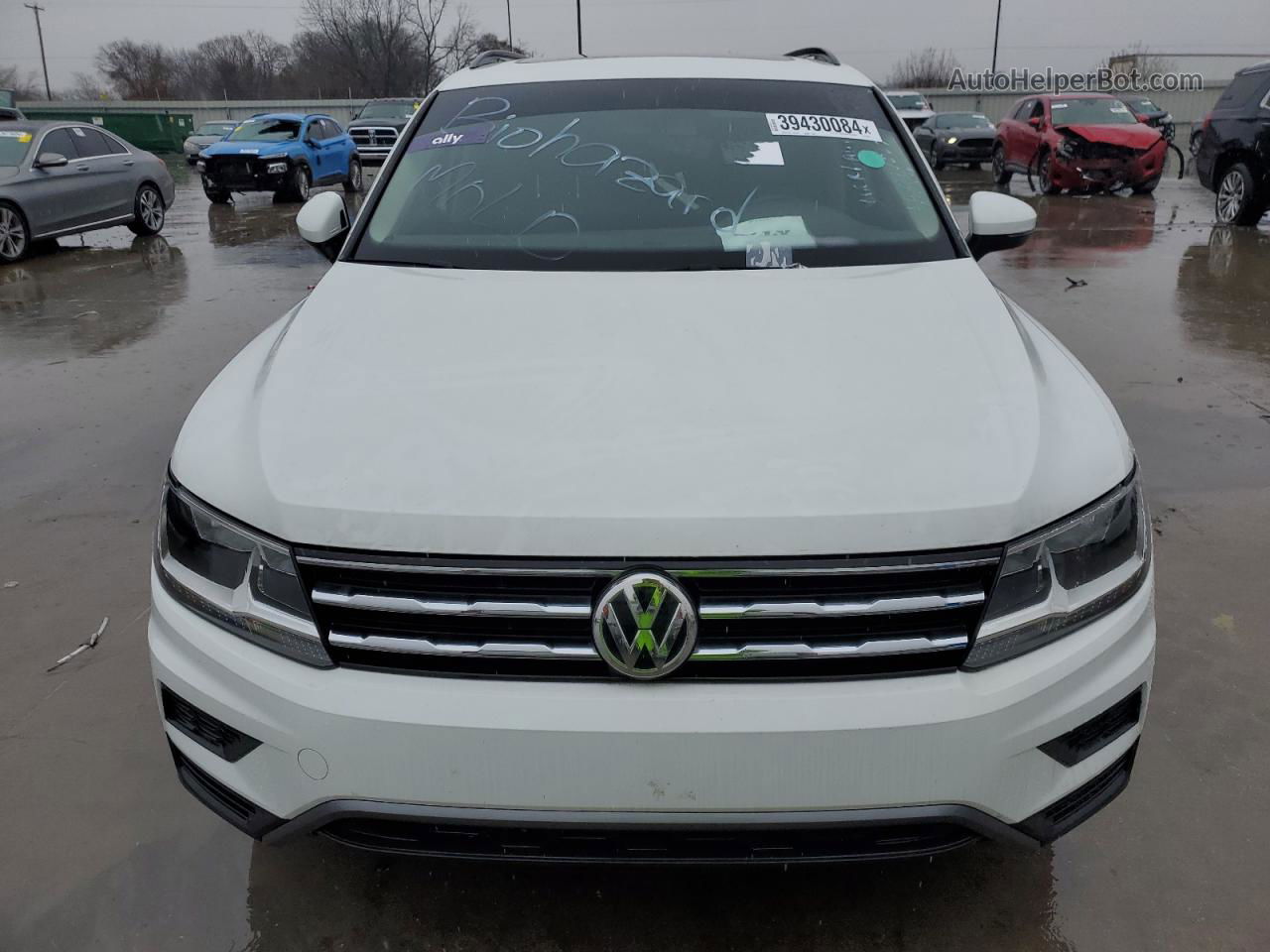 2021 Volkswagen Tiguan Se White vin: 3VV3B7AX2MM094267