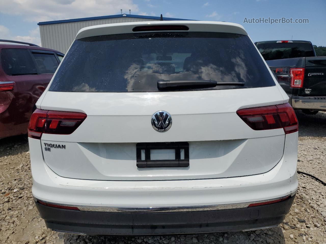 2021 Volkswagen Tiguan Se White vin: 3VV3B7AX2MM095676