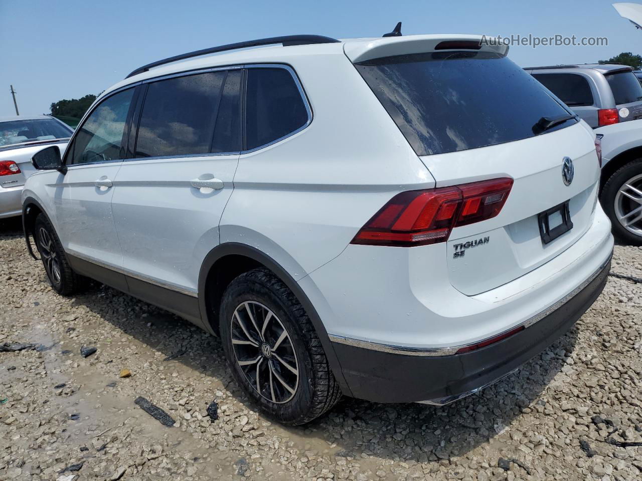 2021 Volkswagen Tiguan Se Белый vin: 3VV3B7AX2MM095676