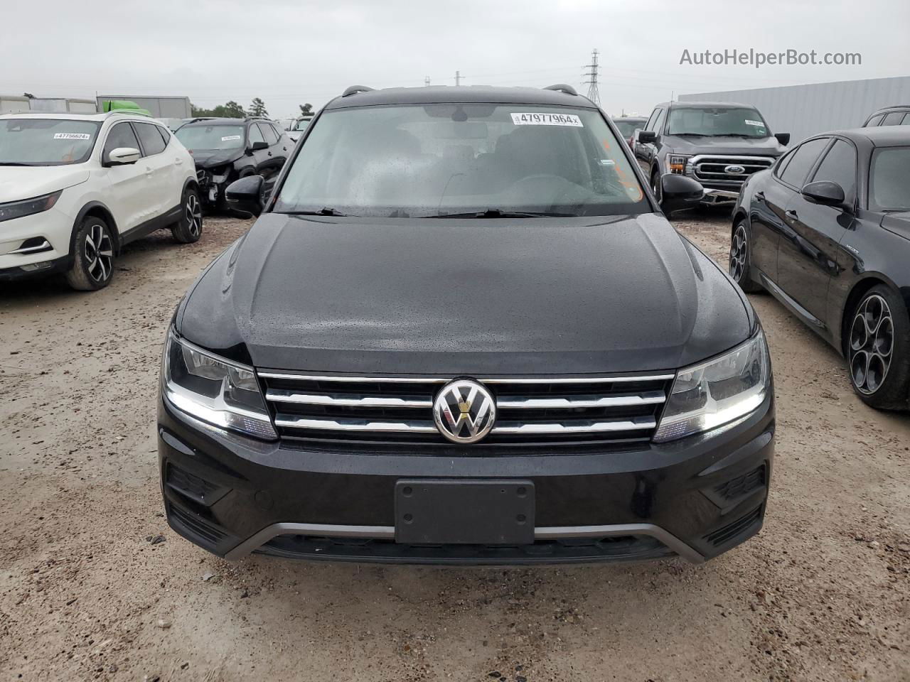 2021 Volkswagen Tiguan Se Black vin: 3VV3B7AX2MM100293