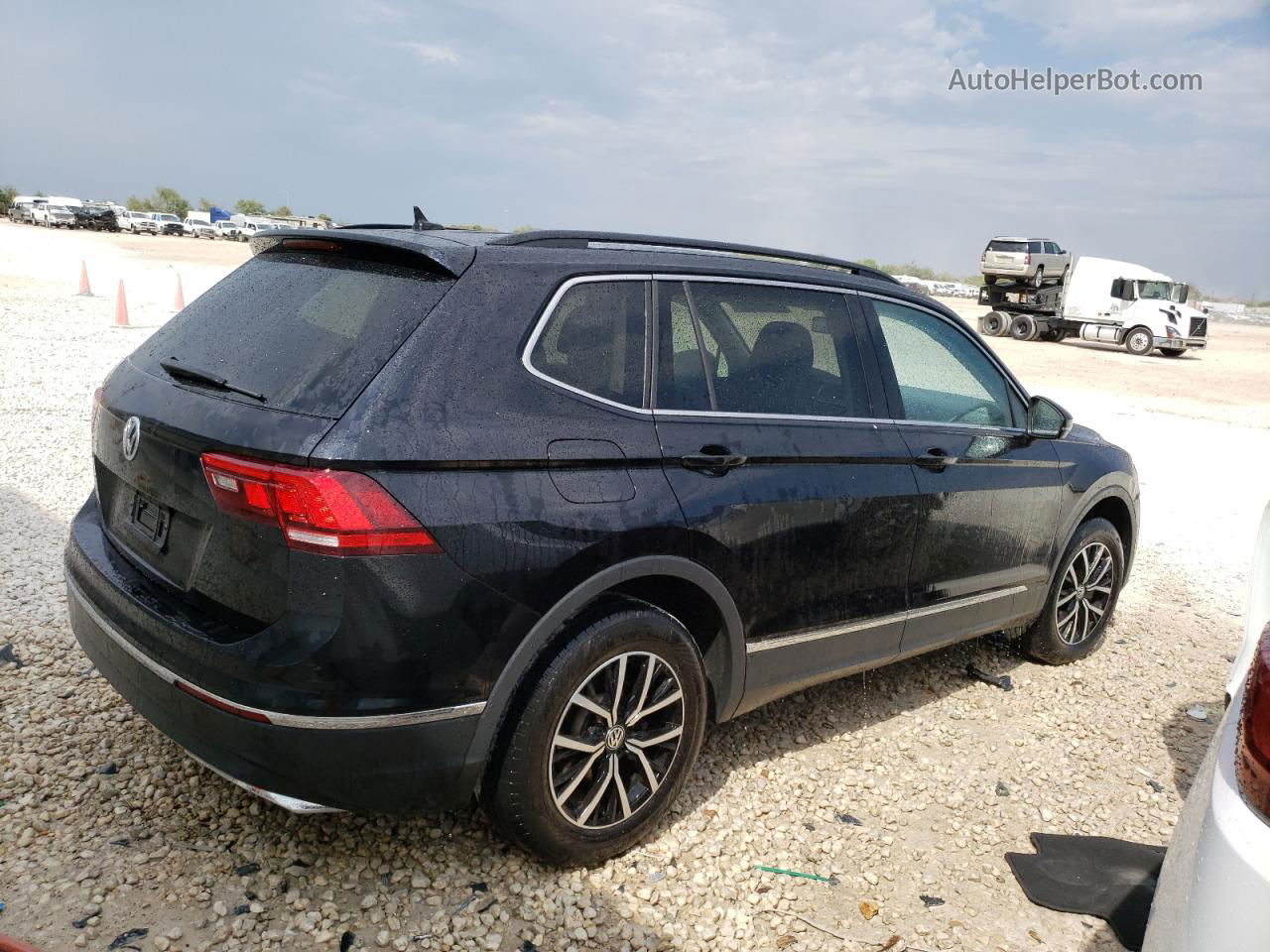 2021 Volkswagen Tiguan Se Black vin: 3VV3B7AX2MM104652