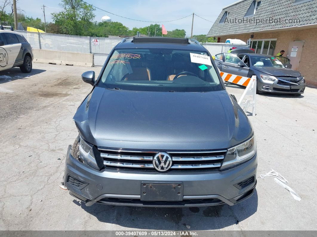 2018 Volkswagen Tiguan   Gray vin: 3VV3B7AX3JM006774