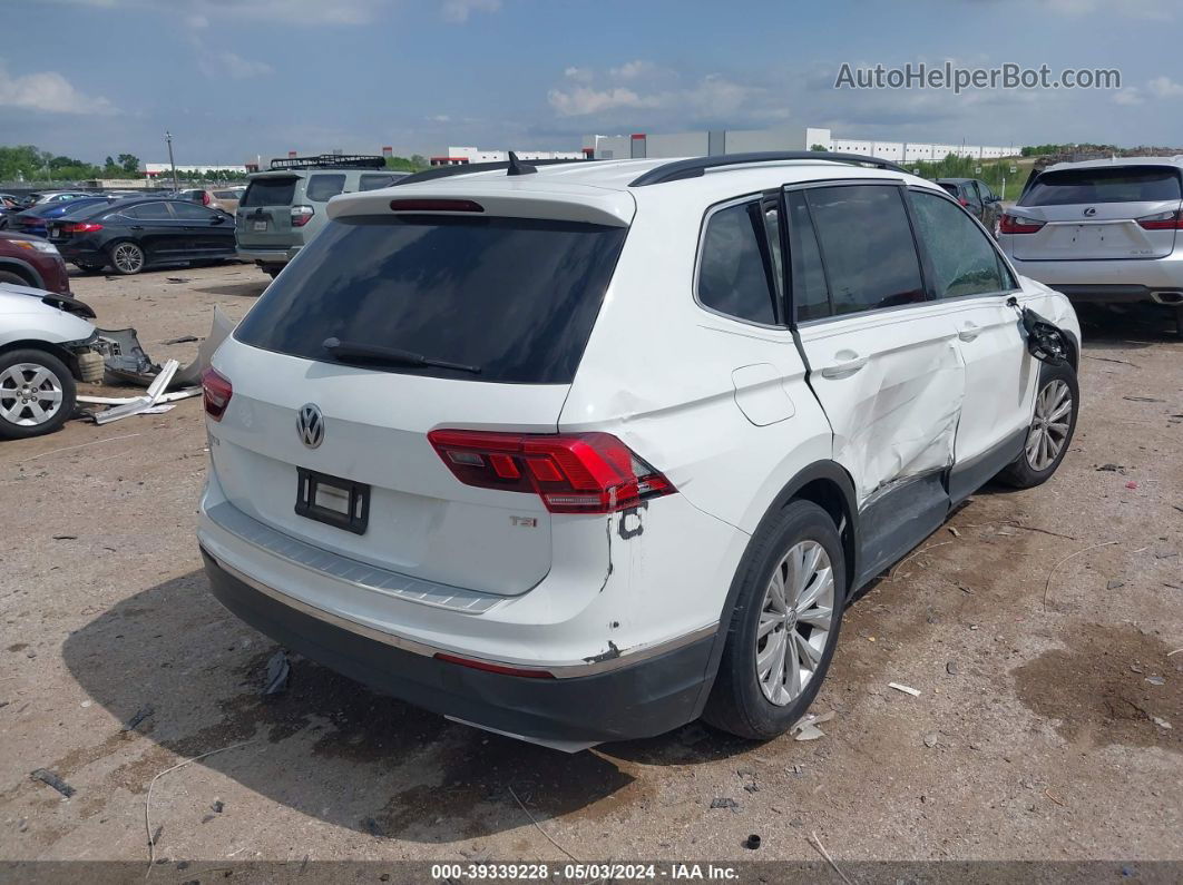 2018 Volkswagen Tiguan   White vin: 3VV3B7AX3JM133007