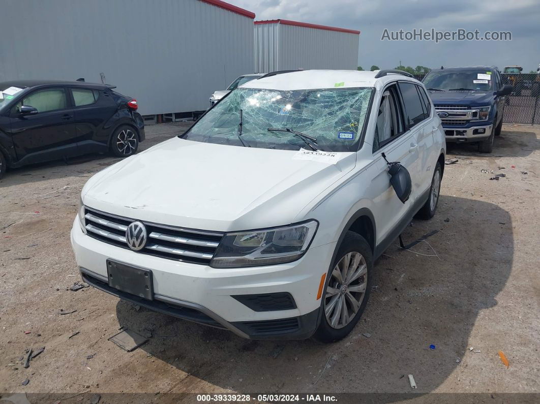 2018 Volkswagen Tiguan   White vin: 3VV3B7AX3JM133007